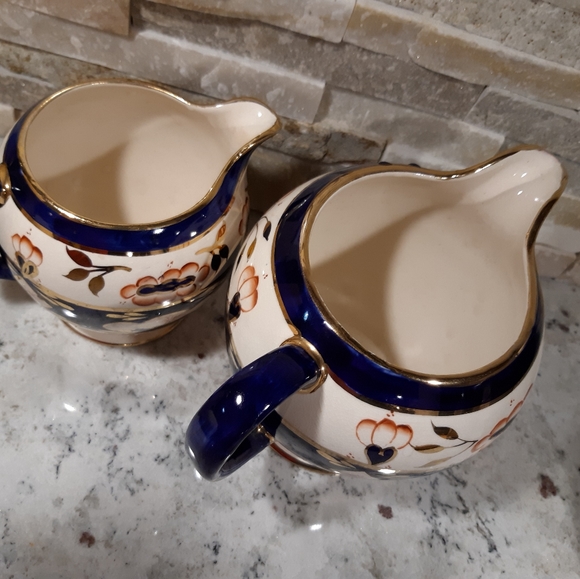 Vintage Sadler Imari set of 2 - Picture 4 of 8